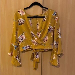 Mustard blouse